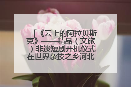 《云上的阿拉贝斯克》——精品（文旅）非遗短剧开机仪式在世界杂技之乡河北吴桥成功举办