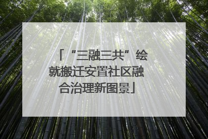 “三融三共”绘就搬迁安置社区融合治理新图景