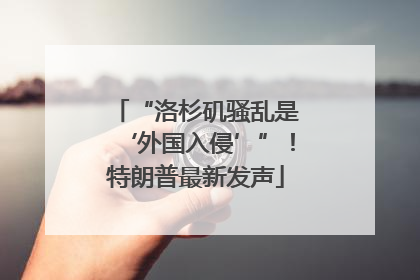 “洛杉矶骚乱是‘外国入侵’”！特朗普最新发声