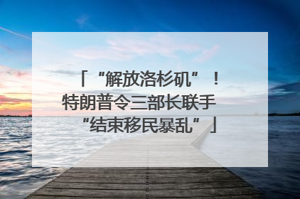 “解放洛杉矶”！特朗普令三部长联手“结束移民暴乱”