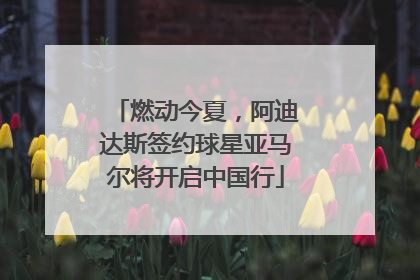燃动今夏，阿迪达斯签约球星亚马尔将开启中国行
