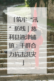 筑牢“汛”防线｜慈利县通津铺镇：干群合力抗击洪灾