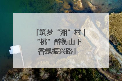 筑梦“湘”村｜“桃”醉衡山下 香飘振兴路