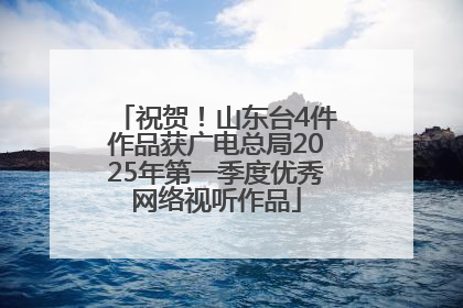 祝贺！山东台4件作品获广电总局2025年第一季度优秀网络视听作品