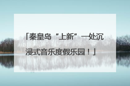 秦皇岛“上新”一处沉浸式音乐度假乐园！