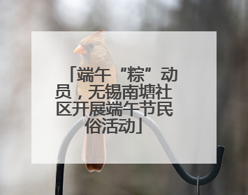 端午“粽”动员，无锡南塘社区开展端午节民俗活动