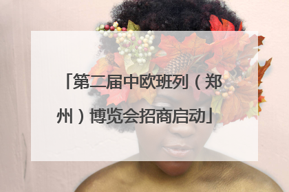 第二届中欧班列（郑州）博览会招商启动
