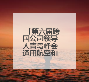 第六届跨国公司领导人青岛峰会通用航空和低空经济发展论坛成功举办