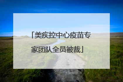 美疾控中心疫苗专家团队全员被裁