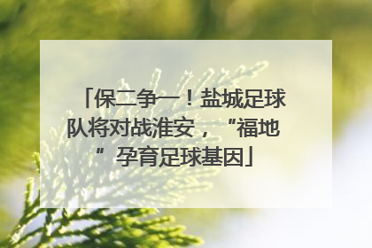 保二争一！盐城足球队将对战淮安，“福地”孕育足球基因
