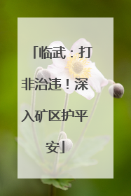 临武：打非治违！深入矿区护平安