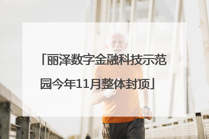 丽泽数字金融科技示范园今年11月整体封顶