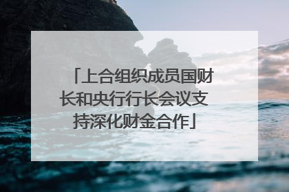 上合组织成员国财长和央行行长会议支持深化财金合作