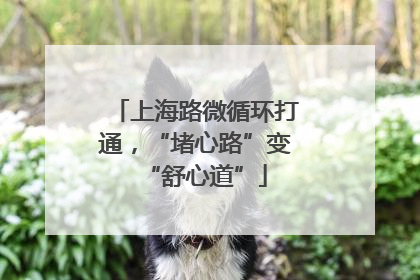 上海路微循环打通，“堵心路”变“舒心道”