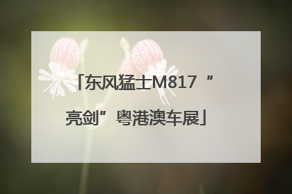 东风猛士M817“亮剑”粤港澳车展