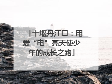 十堰丹江口：用爱“电”亮天使少年的成长之路