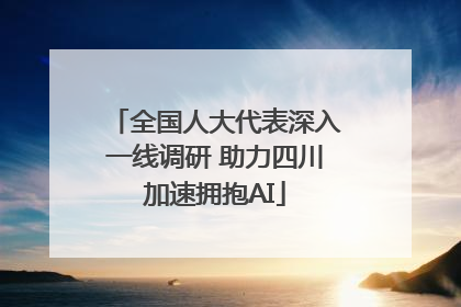 全国人大代表深入一线调研 助力四川加速拥抱AI