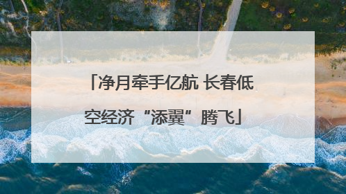 净月牵手亿航 长春低空经济“添翼”腾飞
