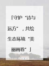 守护“诗与远方”，共绘生态环境“美丽画卷”