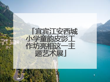 宜宾江安西城小学童韵皮影工作坊亮相这一主题艺术展