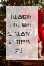 山西临汾：电力赋能让“山西智造”开足马力