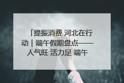 提振消费 河北在行动｜端午假期盘点——人气旺 活力足 端午经济“热浪”迭起