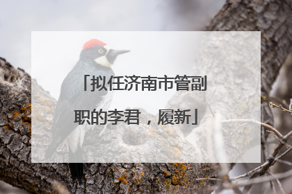 拟任济南市管副职的李君，履新
