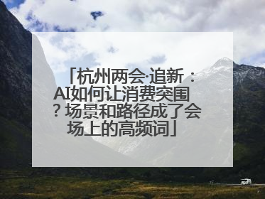 杭州两会·追新：AI如何让消费突围？场景和路径成了会场上的高频词