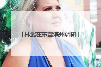 林武在东营滨州调研