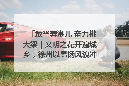 敢当弄潮儿 奋力挑大梁｜文明之花开遍城乡，徐州以昂扬风貌冲刺“万亿之城”