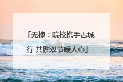 无棣：院校携手古城行 共融双节暖人心