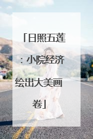 日照五莲：小院经济绘出大美画卷