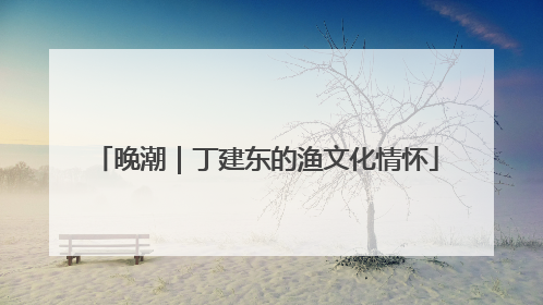 晚潮｜丁建东的渔文化情怀