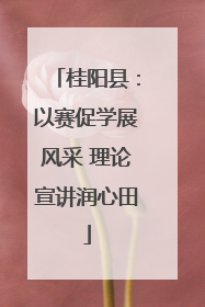 桂阳县：以赛促学展风采 理论宣讲润心田