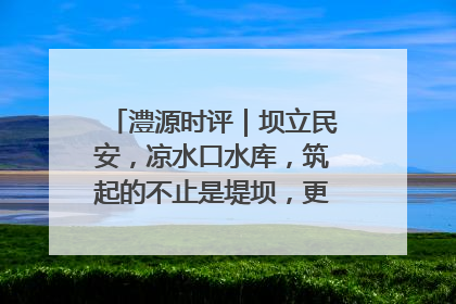 澧源时评｜坝立民安，凉水口水库，筑起的不止是堤坝，更是民心长城