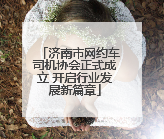 济南市网约车司机协会正式成立 开启行业发展新篇章