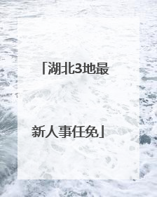 湖北3地最新人事任免
