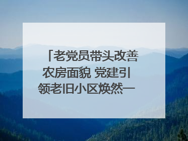 老党员带头改善农房面貌 党建引领老旧小区焕然一新｜内江东兴“红”在哪？④
