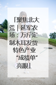聚焦北大荒｜延军农场：万斤定制木耳发货 特色产业“成绩单”亮眼
