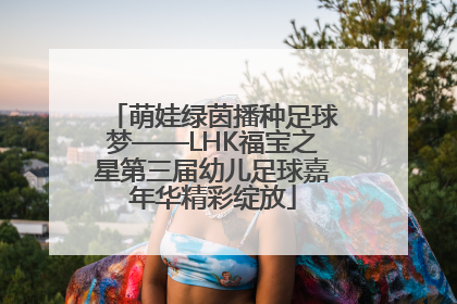 萌娃绿茵播种足球梦——LHK福宝之星第三届幼儿足球嘉年华精彩绽放
