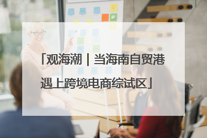 观海潮｜当海南自贸港遇上跨境电商综试区