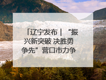 辽宁发布｜“振兴新突破 决胜勇争先”营口市力争上半年GDP增长6%左右