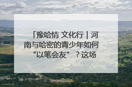豫哈情 文化行｜河南与哈密的青少年如何 “以笔会友”？这场书画展藏着答案