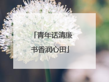 青年话清廉 书香润心田