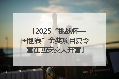 2025“挑战杯—国创赛”金奖项目夏令营在西安交大开营