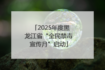 2025年度黑龙江省“全民禁毒宣传月”启动