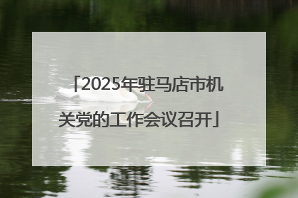 2025年驻马店市机关党的工作会议召开