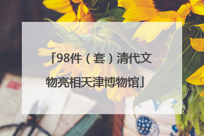98件（套）清代文物亮相天津博物馆
