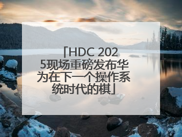 HDC 2025现场重磅发布华为在下一个操作系统时代的棋